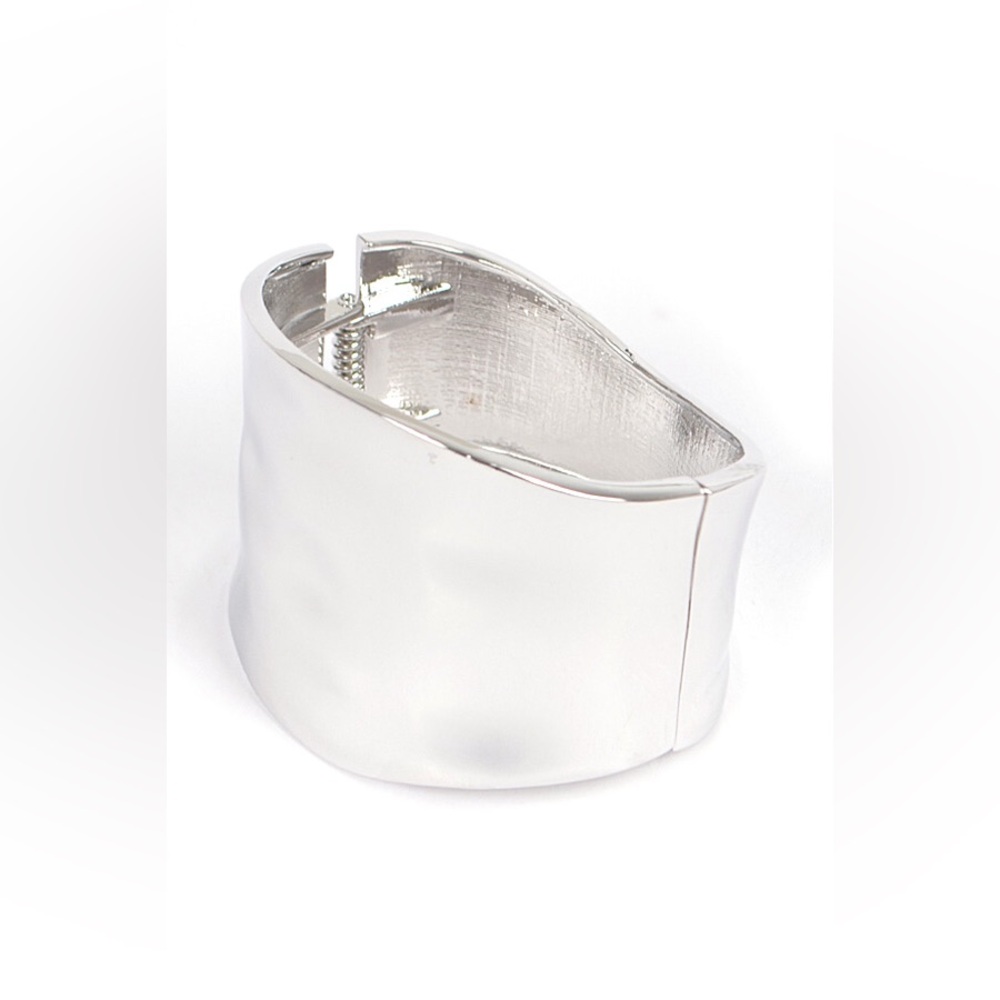 Abstract Metal Bangle Bracelet